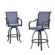 preview thumbnail 20 of 20, Patio Festival 6-Person Bar Height Swivel Bistro/ Dining Set