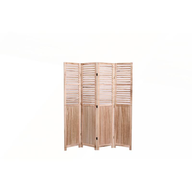 Solid Wood Folding Room Divider