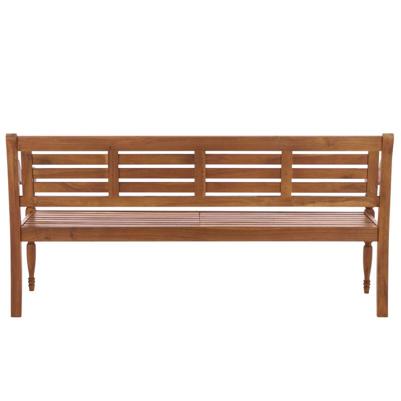 SAFAVIEH Outdoor Living Kanger Bench - 70"W x 24"D x 34"H
