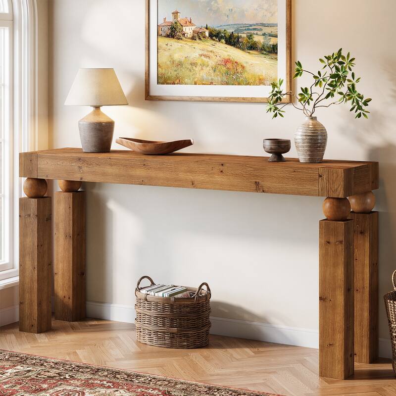 Solid Wood Entryway Table