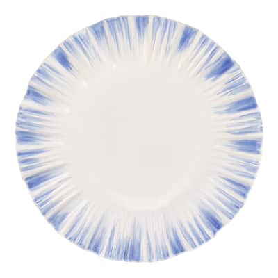 viva by VIETRI Bari Blue and White Small Round Platter