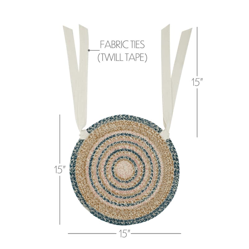 Kaila Jute Chair Pad 15 inch Diameter