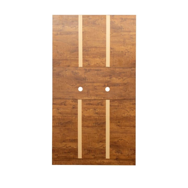 Classic 6 Door Design with Wooden Wardrobe with Drawers and Open Storage Space. for Bedroom Storage Cabinet Wardrobe