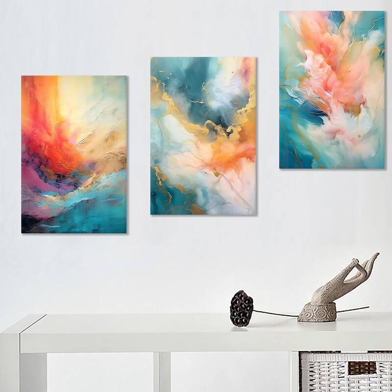 Abstract Canvas Wall Art Colorful Picture Painting