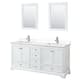Option White / White Quartz Top / Polished Chrome