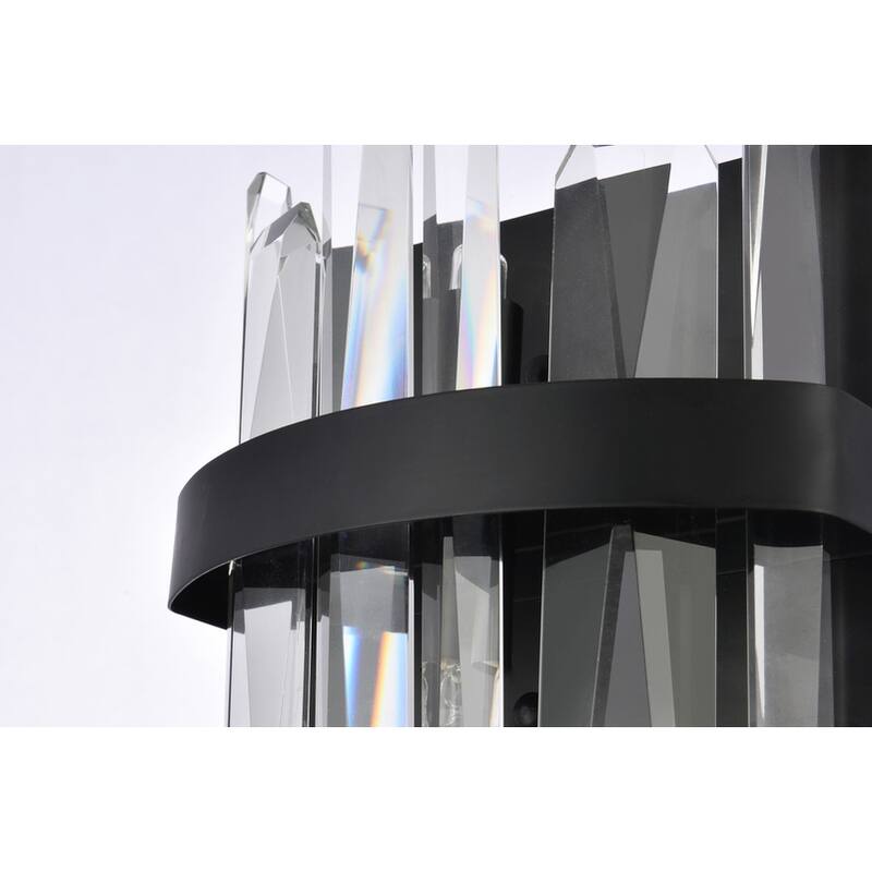 Indigo Home 8 inch crystal bath sconce