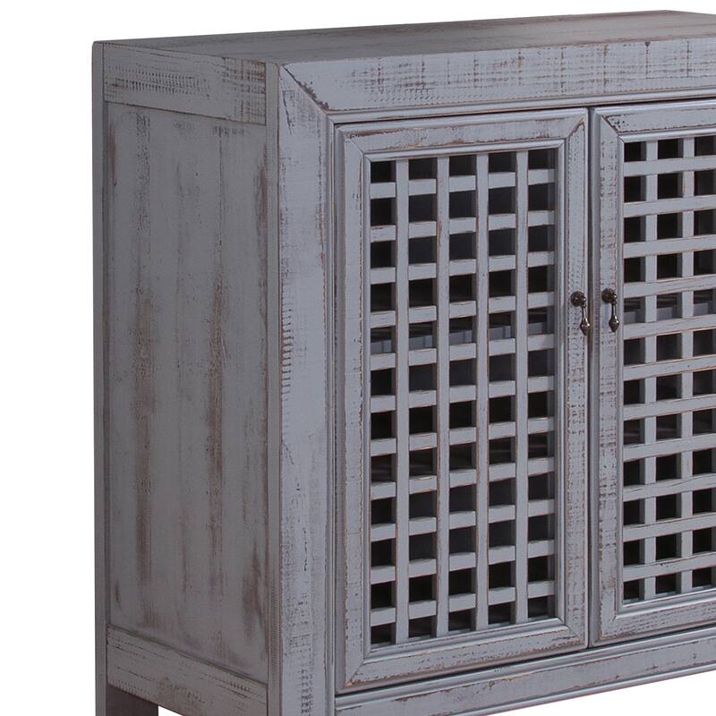 Steve Silver Raissa Distressed Finish Two-door Accent Cabinet