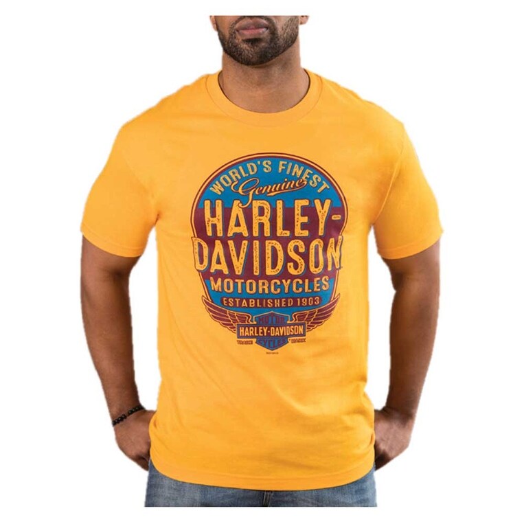 Shop Harley Davidson Men S Affiliate Retro Short Sleeve Crew Neck