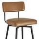 preview thumbnail 26 of 26, Elise Counter Height Swivel Bar Stool Chairs Set of 2 with Metal Frame