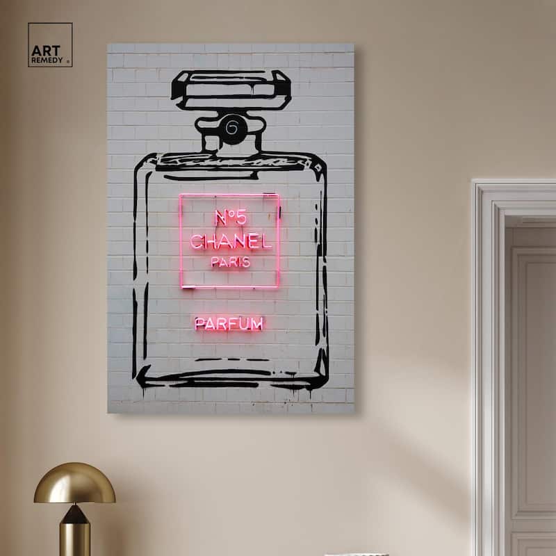 Parisian Perfume Canvas by Art Remedy, Gallery Wrapped