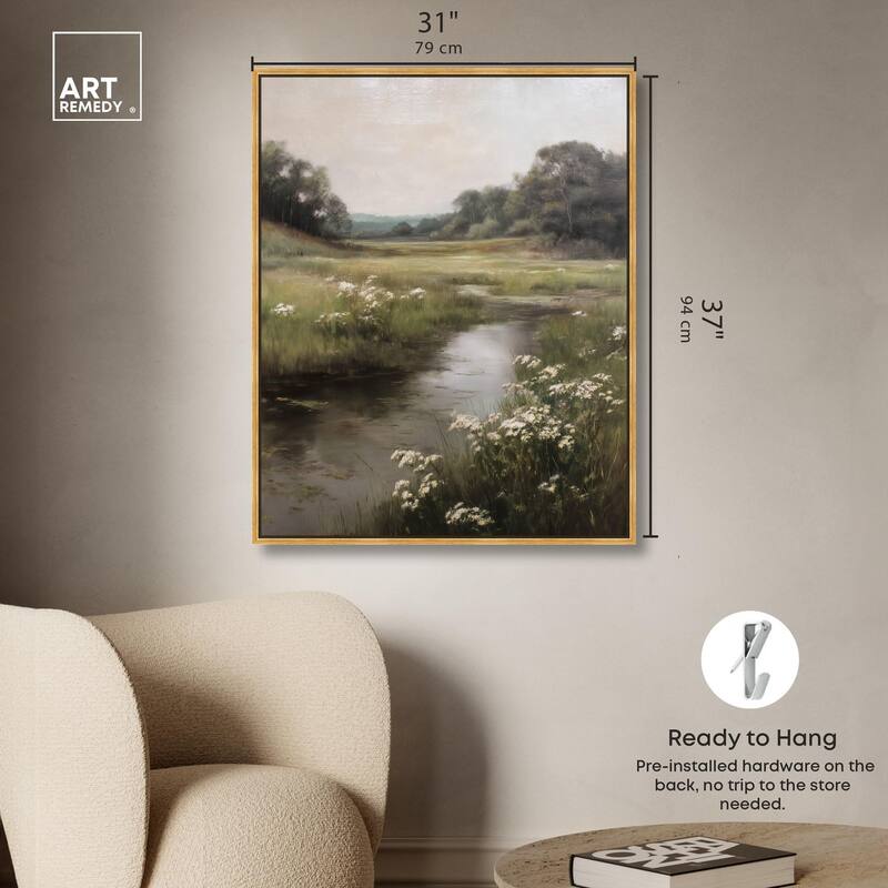 Quiet Waters Canvas by Art Remedy