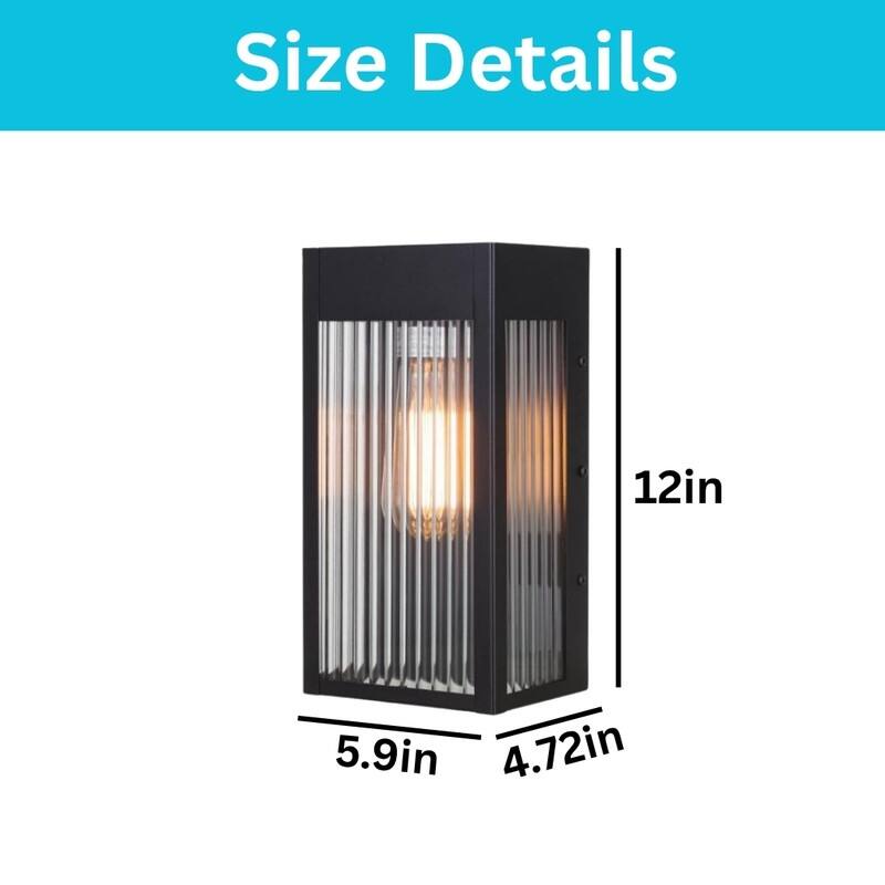 2 Pack wall light black wall sconce metal wall light fixture