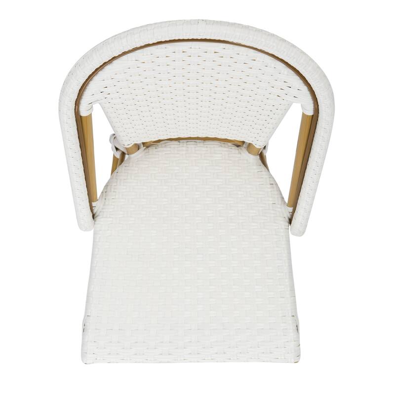SAFAVIEH Outdoor Abigayle Indoor/Outdoor Bistro Counter Stool - 19Wx23Dx43H
