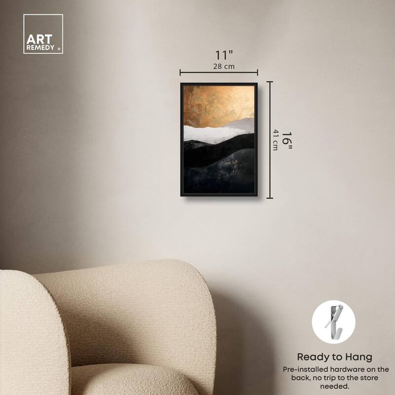 Golden Vista I Canvas by Art Remedy