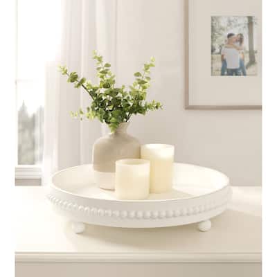 Kate and Laurel Strahm Decorative Tray - 16" Diameter