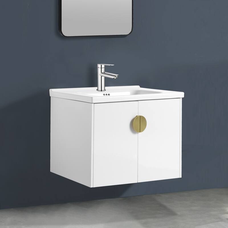 Topcraft Wall-Mounted Bathroom Vanity With Sink
