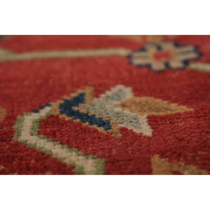 All-Over Large Oushak Indian Rug Handmade Wool Carpet - 8'11"x 18'0"