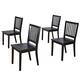 Simple Living Solid Wood Slat Back Dining Chairs (Set of 4)