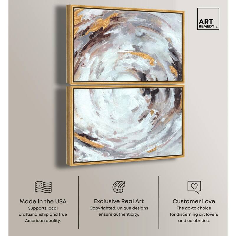 Cyclone Art Canvas Set of 2 by Art Remedy