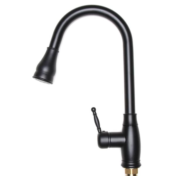 Zenvida Modern Single Handle High Arc Pull Down Kitchen Faucet. Opens flyout.