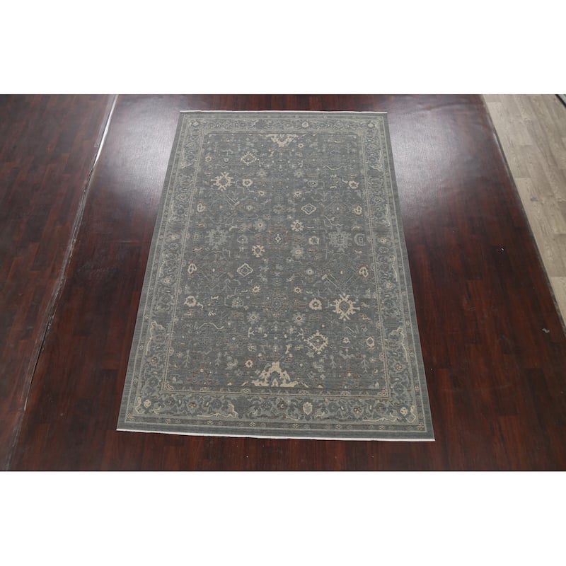 Geometric Traditional Turkish Ziegler Area Rug Wool Carpet - 6'7" x 9'9"