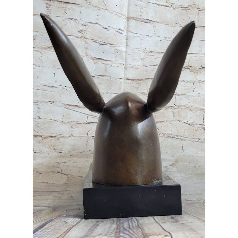 Pablo Pico Donkey Bronze Statue Sculpture Figure On Marble Base 10 Inches X 18 Inches