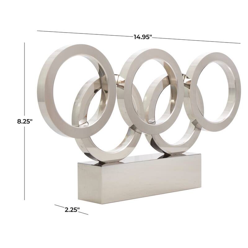 Black Crystal Geometric Decorative Sculpture