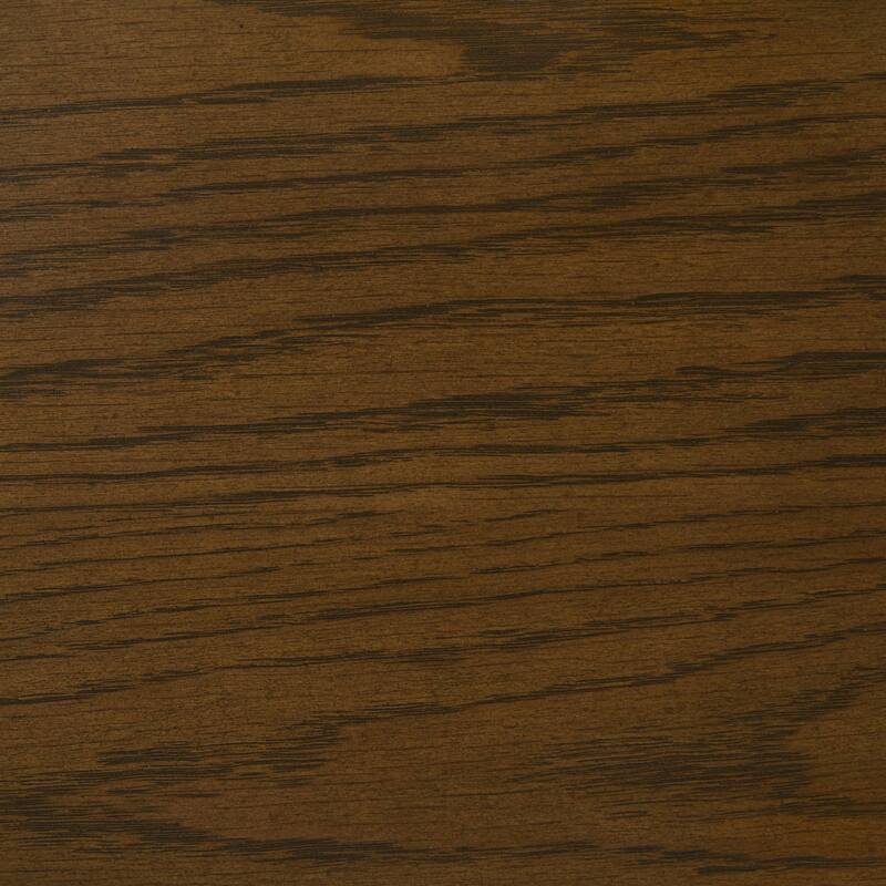 Bennet 47 in. Round Wood Pub Table in Walnut Finish