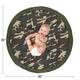 Woodland Camo Collection Boy Baby Tummy Time Playmat - Beige Green and Black Rustic Forest Camouflage