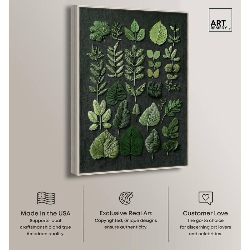 Leaf Library III Canvas by Art Remedy