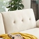 preview thumbnail 5 of 39, Modern Futon Sofa Bed, Convertible Sleeper Sofa with Tapered Wood Legs, 78.35" W, Small Split Back Sofa for Living Room