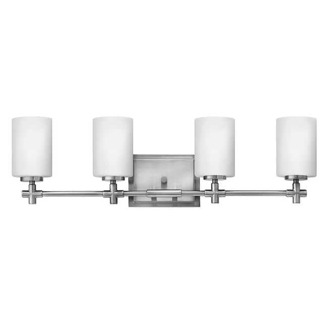 Hinkley Lighting Laurel 4 Light 27.75" Wide Bathroom Vanity Light with - Brushed Nickel