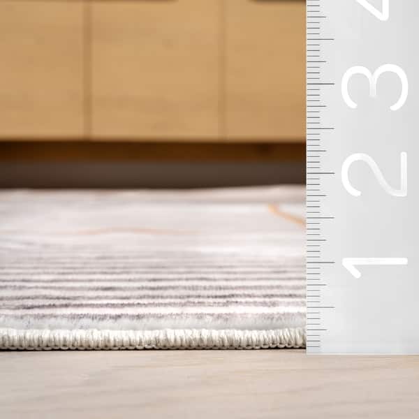 Nuloom Maja SpinClean Modern Abstract Machine Washable Area Rug