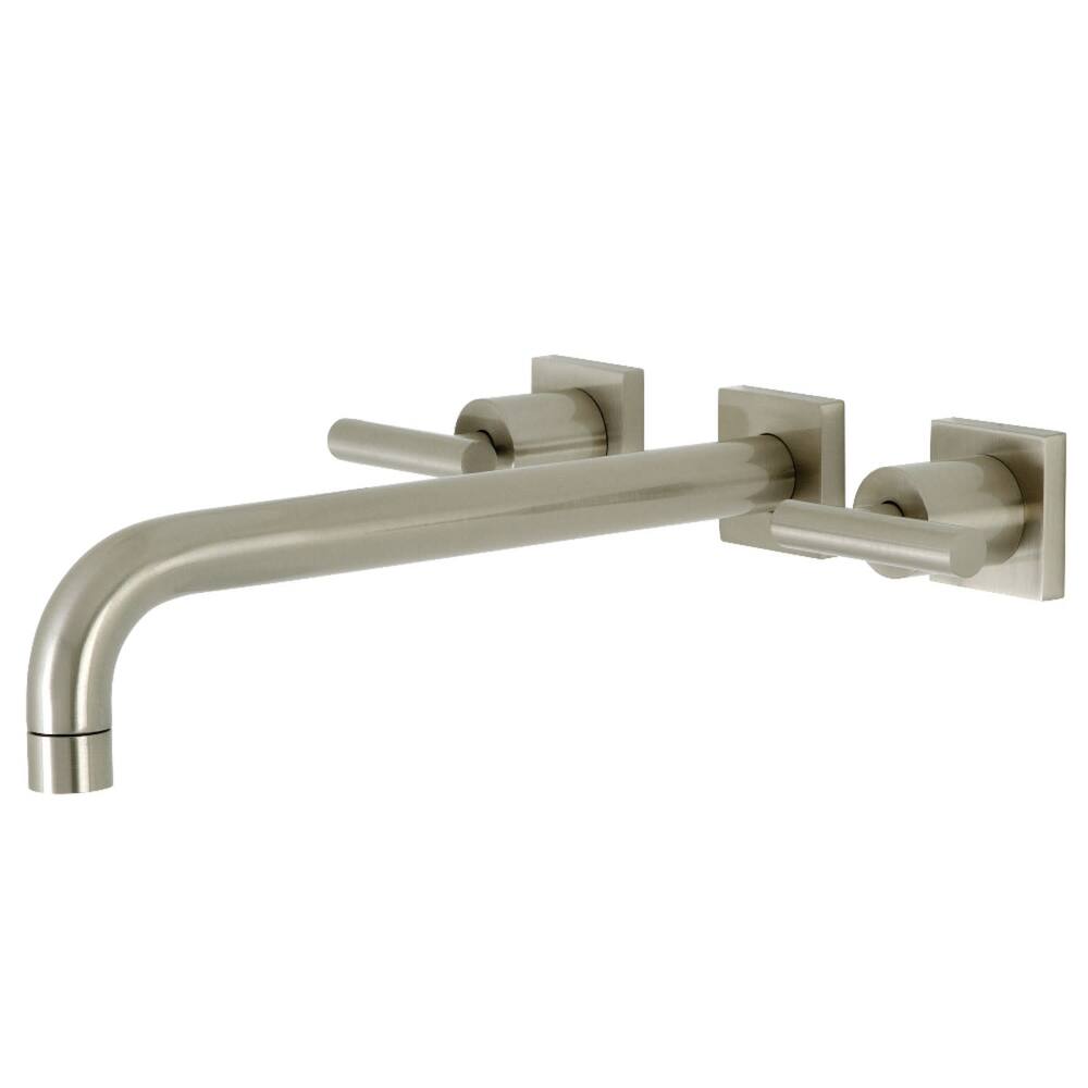 Kingston Brass Manhattan Wall Mounted Roman Tub Filler with Square