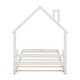 preview thumbnail 27 of 25, Twin Size House-Shaped Headboard Floor Bed with Handrails