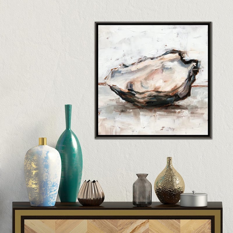 iCanvas "Oyster Study I" by Ethan Harper Framed