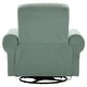 preview thumbnail 34 of 75, Christopher Knight Home - Thorne Chenille Swivel Recliner Rocker Chair with Adjustable Backrest