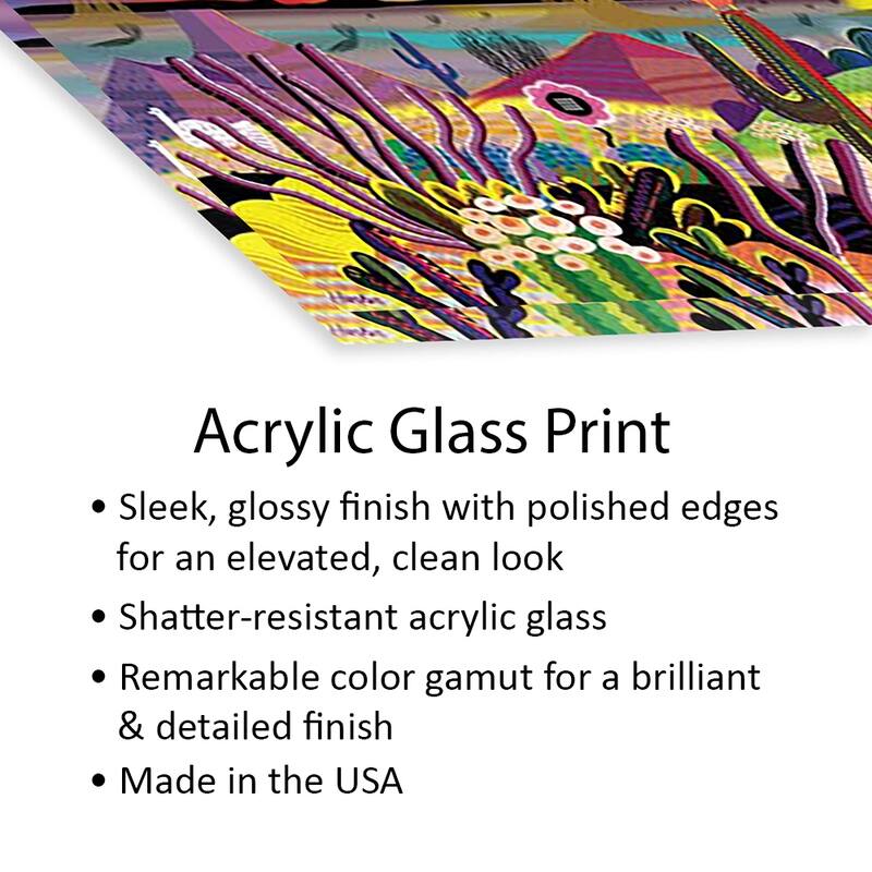 Garden Of Eden Print On Acrylic Glass by Charles Harker Bed Bath