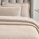 preview thumbnail 2 of 29, Superior Madrid 100% Cotton Matelassé Bedspread & Sham Set – Lightweight Quilt Coverlet, Raised Geometric Pattern, All‑Season Beige - California King
