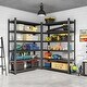 preview thumbnail 5 of 5, Garage Storage Rack, 6-Story Metal Shelves, Adjustable Basement Storage Rack