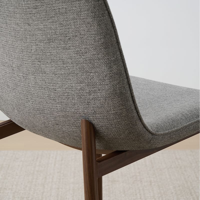 26" Seat Height Upholstered Counter Height Bar Stools with Walnut Metal Leg (Set of 3)