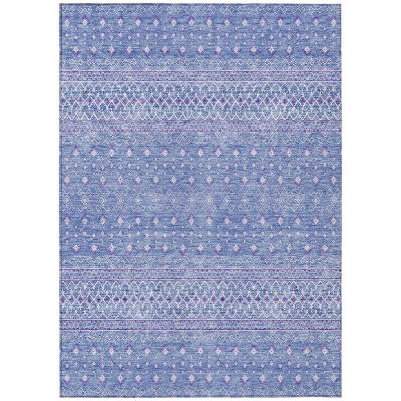 HomeRoots Tribal Transitional Rectangle Outdoor Rug