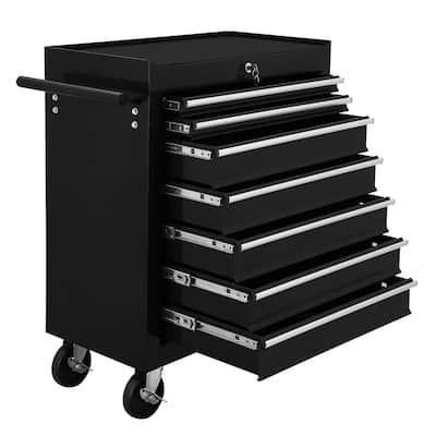 7 Drawers Locking Rolling Tool Chest with Wheels,Mechanic Tool Cart With Drawers for Garage