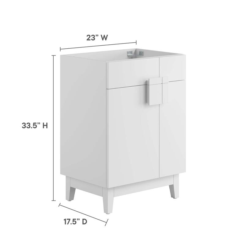 Miles 24" Bathroom Vanity Cabinet (Sink Basin Not Included) - 24
