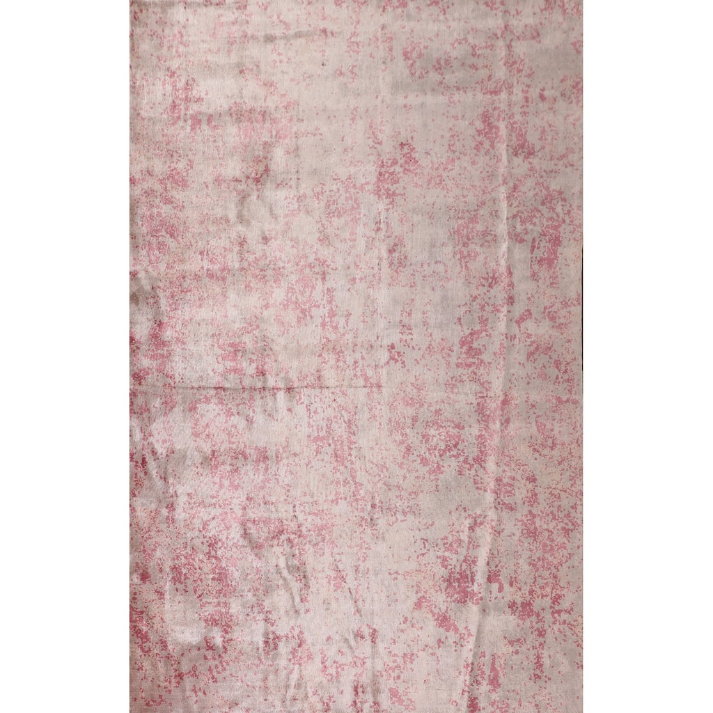 All-Over Abstract Modern Area Rug Handmade Wool Carpet - 6'6"x 9'9"