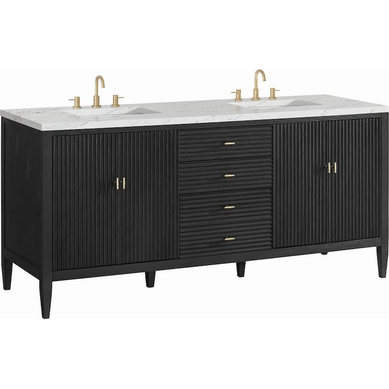 James Martin Vanities 485-V72-FENC Myrrin 72" Free Standing Double