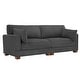 preview thumbnail 129 of 147, Corduroy Upholstered Modular Sectional Sofa for Living Room
