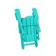 preview thumbnail 59 of 129, POLYTRENDS Laguna All Weather Poly Outdoor Adirondack Chair - Foldable (Set of 2)