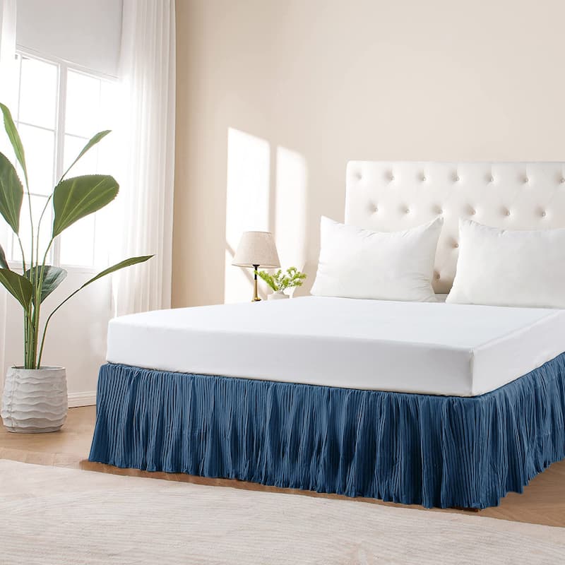 Serenta 18 Inch Drop Diamond Square Matching Bed Skirt