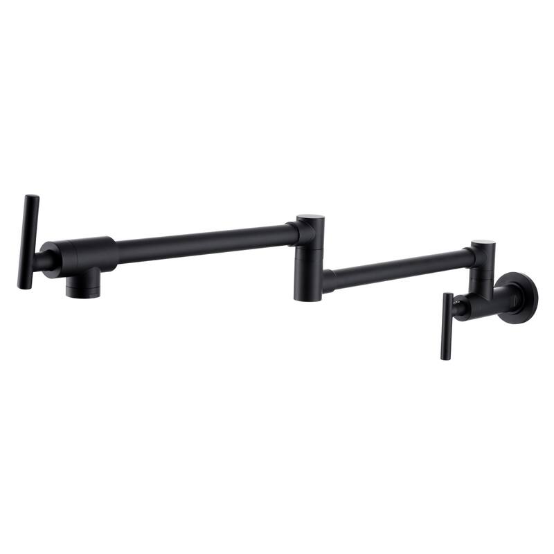 Wall-Mount Commercial Kitchen Folding Faucet Pot Filler Faucet